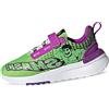 adidas Racer Tr21 Superhero El C, Scarpe da Ginnastica, Semi Solar Green Ftwr White Shock Purple, 34 EU