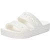 Crocs Sandalo da donna Baya con plateau glitterato, bianco, numero 40, bianco, 39/40 EU