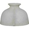 DRW Vaso da Tavolo in Ceramica in Bianco Rustico 20x23x28 cm