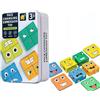 GUOYOU Puzzle di Espressione del Viso in Legno, Giochi Montessori Puzzle Bambini 3 Anni Puzzle Legno Creativo, Expression Puzzle Building Blocks, Montessori Gioco Cubi Emozioni per Bambini 3-12 Anni