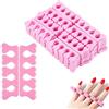 Nicoone 50 Pezzi Separatore Dita dei Piedi,Separatori di Dita in Spugna in Morbida Schiuma,Piede Smalto per Unghie Nail Art Strumenti per Manicure e Pedicure