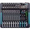D Debra Audio Pro Mixer di registrazione portatile Audio con USB 99 Effetti digitali DSP per DJ Mixer Console Studio di registrazione karaoke (DP-10)