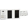 Schneider Electric Ritto TWINBUS IP VIDEO Set citofono da 7 pollici, monitor HD a 2 fili, 2 famiglie, APP, citofono a parete, bianco