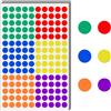 TownStix 3000 Pezzi, 12mm - Bollini Adesivi Colorati, Etichette Adesive Colorate - 6 Colori