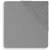 Jollein - Coprimaterasso in jersey, 95 cm x 75 cm, colore: grigio