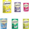 Generic Catisfactions Maxi Pack Snack Per Gatto Gatti Cat. 10 BUSTE ASSORTITE DA 180g CADAUNO (Gusti in base alla disponibilità)