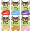 Generico Oasy gatto mousse delicatesse 85g, mousse delicate per gatti adulti/cuccioli, patè| 12 vaschette da 85 grammi gusti assortiti.