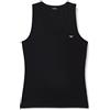 Emporio Armani Tank Iconic Cotton, Maglietta Donna, Nero, S