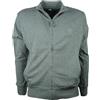 BE BOARD Felpa Leggera Uomo Taglie Forti Zip Lunga Articolo 9114CONF (Grigio Piombo, 8XL)