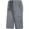 Rhomba Pantaloni 3/4 Uomo con Tasche con Cerniera Pantaloni Sportivi Vacanza Uomo Outdoor 3/4 Pantaloni Trekking Asciugatura Rapida Pantaloni Estivi Elasticizzati Leggeri E Traspiranti E-Grey1 8XL