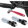 ZLXFT Estrattore Pedivella Bici,2PCS Rimozione Manovella per Puleggia,Estrattore a Manovella per Bicicletta,Manovella a Trazione per Bicicletta,Estrattore Movimento Centrale Bici,Strumnto di Rimozione