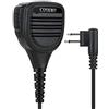 COODIO Radio 2-Pin Superiore Microfono a Distanza Altoparlante [IP54 Impermeabile] e Presa 3,5mm Auricolare per Motorola CP040, CP140, Hytera, Midland Ricetrasmittente