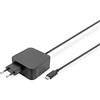 DIGITUS Caricabatterie 65 W - con Cavo di Ricarica USB-C -Caricatore rapido Power Delivery (PD 3.0) - per MacBook PRO/Air, Lenovo, ThinkPad, HP, dell, ASUS, Acer e dispositivi mobili - Nero