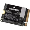 Corsair MP600 MINI 2 TB M.2 NVMe PCIe x4 Gen4 SSD - M.2 2230 - Fino a 7.000 MB/sec in Lettura Sequenziale - 3D TLC NAND ad Alta Densità - Ideale Per Steam Deck e Microsoft Surface - Nero