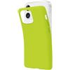SBS Cover per iPhone 12 Mini Verde Acido Acid Green Pantone 2297 C, Custodia Morbida e Flessibile Antigraffio, Cover Sottile e Comoda da Tenere in Tasca, Custodia Compatibile con Ricarica Wireless