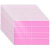 YIKIADA Etichette Rosa 75 x 25 mm Etichette Autoadesive Rettangolari Adesivi Impermeabili per Etichettatura di Marmellate Etichette per Indirizzi Confezione da 160