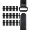 Your Day Mate Nastro a strappo con fibbia, confezione da 35 pezzi, set da sei, in nero, cavo in nylon, fibbia Nastro, organizer per cavi richiudibile, fascette per cavi Chiusura