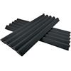 Hopelit 50 clip di fissaggio in PVC per la privacy, strisce di protezione per la privacy del giardino e della recinzione, colore antracite