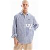 Desigual Cam_Louis T-Shirt, Blu, XL Uomo
