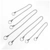 DOJA Barcelona | Catenella Lavandino | 4 Pezzi | 380mm e 270mm | Catena a Palline Universale | Con Anello | Bagno, Cucina | Catena per Tappo Vasca, Catenella Tappo Lavello, Catena Tappo di Scarico