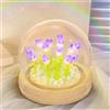 TaimeiMao Lampada Tulipani,Lampada con 20 Tulipani,Luce Notturna a Specchio a Forma di Tulipano per Camera da letto,Soggiorno,Desktop,Decorazione Della Casa