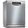 Bosch Elettrodomestici SMS6ZDI48E Serie 6, Lavastoviglie da libero posizionamento, 60 cm, color inox