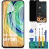 SRJTEK Schermo TFT di ricambio per Xiaomi Mi 9 SE Display LCD per Mi 9 SE Touch Digitizer M1903F2G Kit di riparazione (nero, nessun riconoscimento delle impronte digitali)