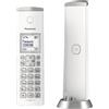 Panasonic Cordless Telefono fisso DECT con segreteria telefonica Sistema Blocco Chiamate indesiderate colore Bianco - KX-TGK220JT