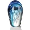 GILDE GLAS art - Scultura decorativa, fermacarte in vetro, meduse - soffiate a bocca, altezza 20 cm, peso ca. 3,5 kg