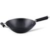 Ken Hom Wok Antiaderente Acciaio al Carbonio, 31cm, Excellence, Padella a Induzione/Compatibile con Utensili in Metallo, Lavabile in Lavastoviglie, 5 Anni di Garanzia, KH431001