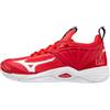 Mizuno 430294.1000.09.0800, Wave Momentum 0800-Scarpa da pallavolo, Taglia 40 Donna, Rosso Bianco, 38.5 EU