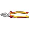 Wiha Alicates universales de fuerza Industrial electric con DynamicJoint® y OptiGrip Z 02 0 09 225mm SB Ind. elec; Kraftkombizange