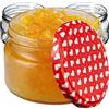 KADAX Piccoli vasetti per conserve da 250 ml, con coperchio, ermetici da regalare, mini barattoli per miele e spezie (10 pezzi, cuore)
