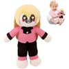 LYNBLY Peluche Hazbins Hotel, 25 cm Alastor Peluche, Hazbin Stuffed Toy, Hazbin Hotel Plush, Angel Dust Per Peluche, Alastor Anime Figure Doll per Bambini Adulti e Fan Gift