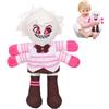 LYNBLY Peluche Hazbins Hotel, 25 cm Alastor Peluche, Hazbin Stuffed Toy, Hazbin Hotel Plush, Angel Dust Per Peluche, Alastor Anime Figure Doll per Bambini Adulti e Fan Gift