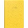 rido/idé Agenda tascabile modello partner/industriale I (2025) Dots, 2 pagine = 1 settimana, A7, 224 pagine, copertina in similpelle Trend flessibile, giallo