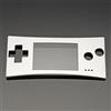 C-FUNN Sostituzione Frontale Guscio Frontalino Cover Caso per Nintendo Gameboy Micro Gbm - Argento