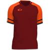 Gems JN13-0801 DRESDA Uomo Maglia Lunga Granata/Arancio Taglia M