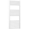 Made in Italy Radiatore termoarredo scaldasalviette dritto in acciaio bianco H: 1800mm - L: 450mm - I: 400mm - R: 668 Watt
