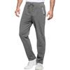 ZOXOZ Pantaloni Sportivi Uomo Cotone Pantaloni da Jogging Sportivo Pantaloni di Tuta Slim Fit con Tasche Zip Blu 3XL