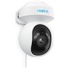 Reolink 2K+ Telecamera Wi-Fi Esterno con Pan Tilt, Visione Notturna True Color F1.0 in Luce Basso, WiFi Dual-Band 2,4/5 GHz, Rilevamento Persone/Veicoli/Animali, Audio Bidirezionale, E1 Outdoor CX