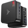 NiPoGi E3B Mini PC 32GB DDR4 1TB SSD, AMD Ryzen 7 5700U (fino a 4,3 GHz, 8C/16T) Mini Desktop Computer per Ufficio/Home Theatre/Riunioni【Wifi 6/ Bluetooth5,2/ DP+HDMI/USB-C】