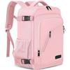 WENIG Bagaglio a Mano 40x20x25 per Ryanair Zaino da Viaggio Aereo Piccolo Borsa da Cabina per Voli Zaino Donna 14 Pollici Zaino Porta PC con Caricatore USB per Scuola Trekking Lavoro Casual Daypack Rosa