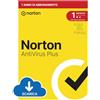 Norton Antivirus Plus 2024, 1 Dispositivo, Licenza di 1 anno, PC o Mac