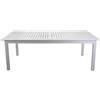 Giordanoshop Tavolo Allungabile da Giardino 150/210x89xh75 cm in Alluminio Monterey Bianco