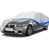 Holthly Telo Copriauto da Esterno, Holthly 10 Strati Telo Copri Auto Felpato 100% Impermeabile, Copertura Auto Adatta per Berlina Audi A6 A7, Jaguar XF,BMW Serie 5,Mercedes E Class, CLS,etc.3XL+
