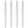 CGEAMDY 4 Pezzi Protezioni per Portiere Auto, Universal Anteriore Posteriore Angolo Paraurti Guardia Protector, Autoadesiva Paracolpi Portiere Auto Para Specchietto Retrovisore(Trasparente)
