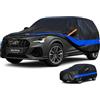 Holthly Telo Copriauto da Esterno, Holthly 10 Strati Telo Copri Auto Felpato 100% Impermeabile, Copertura Auto Adatta per Suv 4x4 Renault Duster Kadjar Austral, Peugeot 3008,Audi Q3, BMW X1 etc.YM+