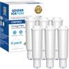 GOLDEN ICEPURE Filtro acqua per macchina da caffè Compatibile Con Krups F088 Pro Aqua, compatibile con AEG/Bosch/Siemens/Nivona, 6 pezzi (Attenzione: non adatto per Jura White)