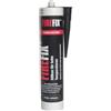 FIREFIX Silicone per alte temperature (cartuccia) 310 ml, resistente al calore fino a 250°C, nero